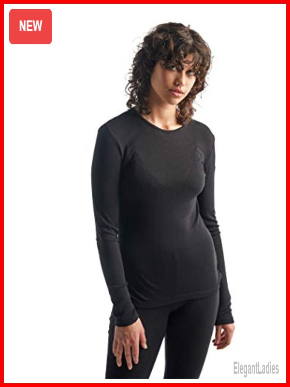Merino Wool 175 Base Layer Thermal Long Sleeve Crewneck Shirt